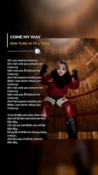 COME MY WAY - Sơn Tùng MTP, Tyga #comemyway #sontungmtp #nhachay #xuhuong #diemphatnhac