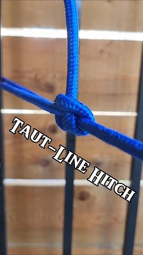 Taut-Line Hitch Camping Knot Best Tent Knot