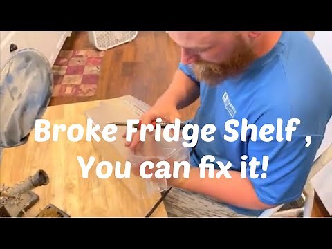 Broken Fridge Shelf - Broken Plastic - Easy Fix