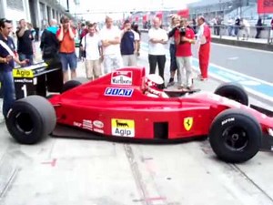 Historical Formula 1 Ferrari's 641 F1, 412 T2, F399