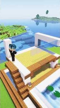 Modern House #Minecraft #ModernBuild #Minecraftshorts