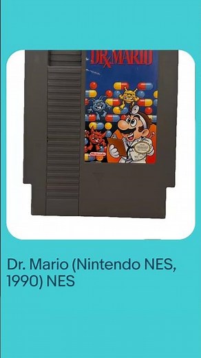 Dr. Mario (Nintendo NES, 1990) NES