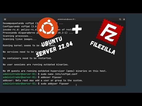 Instalación de un servidor FTP en Ubuntu Server 22.04