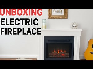How I installed my Electric Fireplace and it looks so Real
