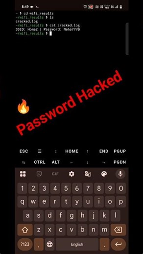CRACKED MY NEIGHBOR'S WIFI IN 2 MINUTES (Termux Attack Revealed). #crackmapexec #pwntools