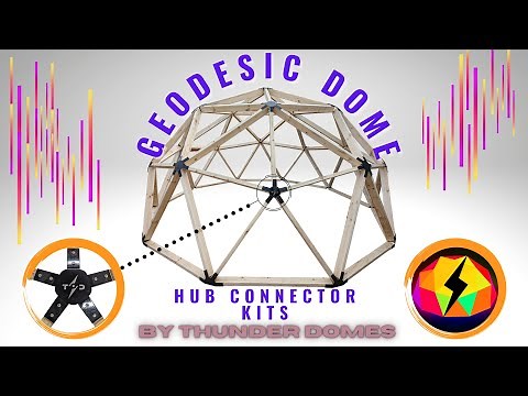 Geodesic Dome Connectors by Thunder Domes