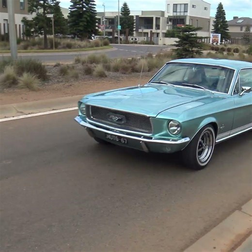 Pure V8 Sound 1967 Ford Mustang #automobile #american #ford