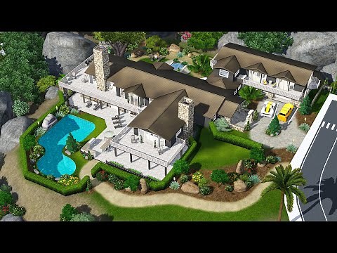 MEGA MANSION ⭐ Sims 3 Speed Build