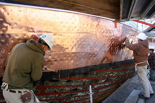 New Copper Sheathing - USS Constitution Museum