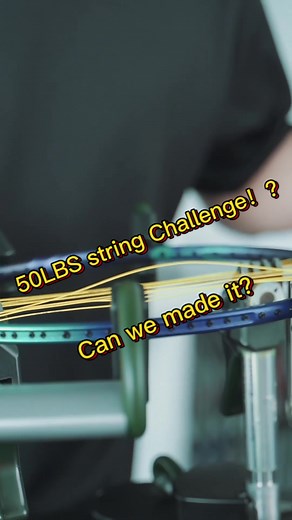 YONEX 50LBS challenge continue… #YONEX #yonexbadminton #stringingindonesia #badmintion #badmintionlover #challenge #stringchallenge