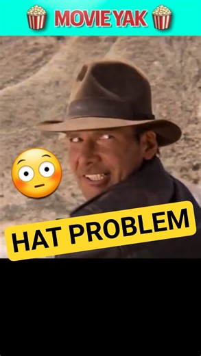 Why Indiana Jones’s Hat Kept Ruining the Scene. When Indiana Jones was riding the horse in Indiana Jones and the Last Crusade, his hat kept ruining the scene! And Harrison Ford had to take desperate measures to stop it from happening. #indianajones #movie #behindthescenes #movies #behindthescene #movietrivia #stevenspielberg #seanconnery #didyouknow #80s #1980s #80smovies #moviefacts #harrisonford #moviescenes #shorts | Movie Yak