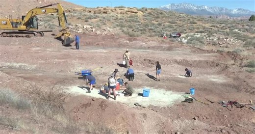 Dinosaur dig site in St. George given lifeline after last-second change of plans