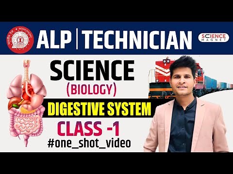 RRB ALP/Tech 2024-25 🔥 Science Free Theory | Biology | Class -1 🥳DIgestive System By Neeraj Sir