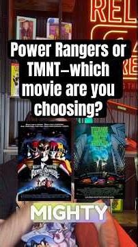 Power Rangers or TMNT (1990) — which 90s movie are you choosing? #powerrangers #tmnt
