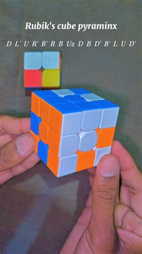 how to Rubik's cube pyraminx✅ pattern #new #viral #viralvideo #video #youtube #rubikscube #shorts