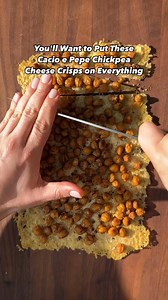 27K views · 69 reactions | Savory snack lovers, you’re going to want to try this one ! Get the recipe for Cacio e Pepe Chickpea Cheese Crisps at the link in the comments and don’t forget to save and organize all your favorite Food & Wine recipes in your MyRecipes recipe box! 燎: Melissa Gray inspired by Sarah Bond, : Chloe Gebacz | Food & Wine | Facebook