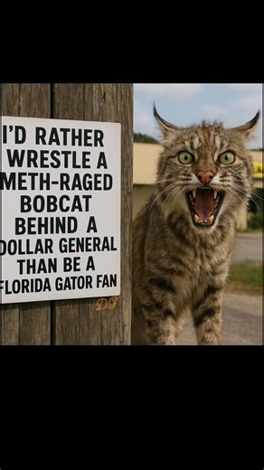 I’d rather wrestle a meth-raged bobcat behind a Dollar General than be a Florida Gator fan. #GoVols #FLHateWeek #GBO | Darren Gilliam