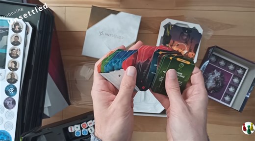 Unsettled: What's inside the core box (board game components) - Meeple Shelter