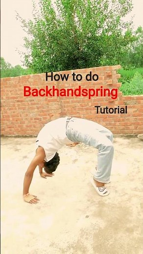 Back Handspring Tutorial | जिसको nhi आती bo देखो Step by Step for Beginners🤫#youtubeshorts #viral
