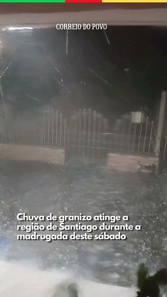 🚨 Fronteira Oeste sob granizo: 4 mil moradores afetados em Santiago.