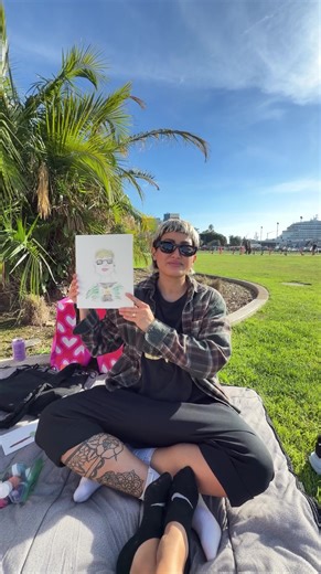 Sketching Kim: Artistic Journey of Two Moms