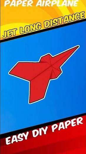 how to make a paper aeroplane jet easily #origami