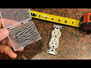 Perfect for Masonry and Stone. Extra Long Outlet Screws