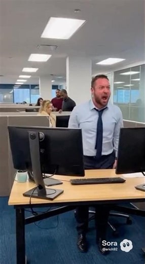 Man crashing out at work and getting fired