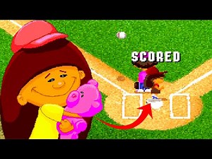 I Hit an INSIDE-THE-PARK Home Run in Backyard Baseball