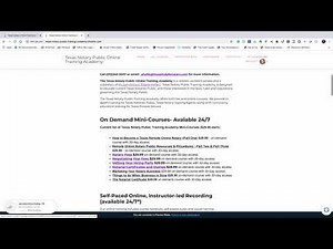 Remote Online Notary Training