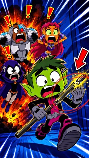 The day Beast Boy BROKE Robin's staff!