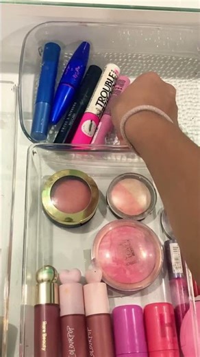 Asme organizing makeup drawer #makeup #trending #asmr #satisfying