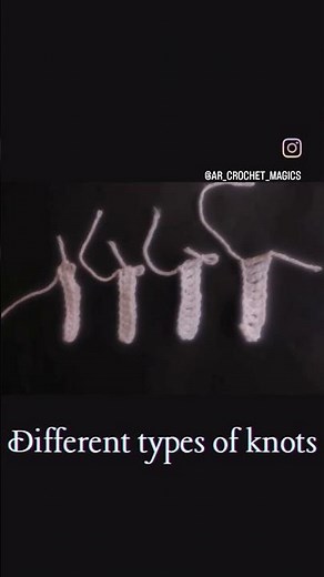 Crochet 🧶 stitches types | Crochet Stitches Every Beginner Should Know #beginnercrochet