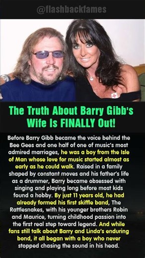 The Truth About Barry Gibb's Wife Is FINALLY Out! #shorts