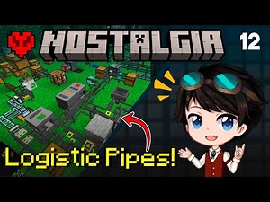 Lasers do Buildcraft e Logistic Pipes! :: Nostalgia Hardcore | #12 | Minecraft com Mods