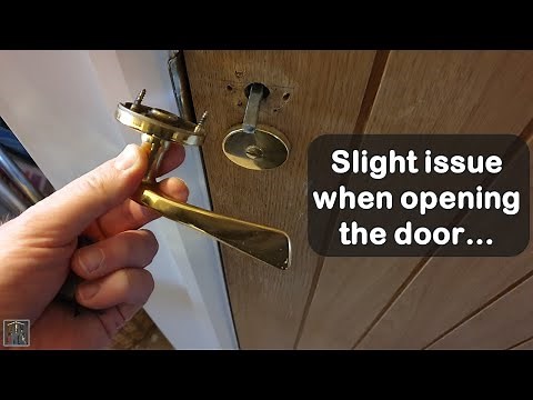 Re-fitting a Door Handle that’s fallen off