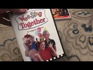 Wee Sing Together VHS & DVD and Disneyland Fun VHS & DVD