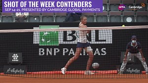 21K views · 408 reactions | They were all our shots of the day in Rome, but only one can be the Shot of the Week presented by Cambridge Global Payments. Cast your vote now! | WTA | Facebook