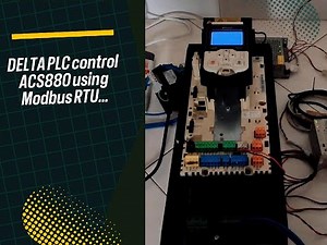 DELTA PLC CONTROL ABB ACS880 DRIVE USING MODBUS RTU
