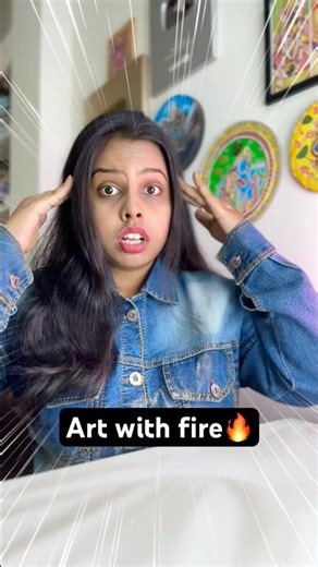Most difficult challenge😱 Art With Fire🔥 #shorts ‪@prokalakaarindia‬
