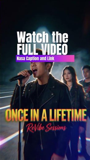 Once In A Lifetime - Freestyle | ReVibeSessions (Rock Cover + Lyrics Video)