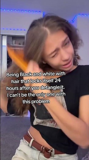 I seriously hate my hair! mixed girl problems #mixedgirls