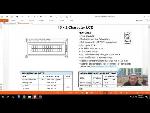 Elementary Specification of LCD 16x2