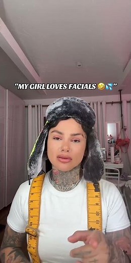My girl loves facials 😝💦