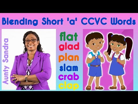 Blending CCVC Words | Short "a" Sound | Phonemic Awareness | Listening Skill | Reading & Spelling