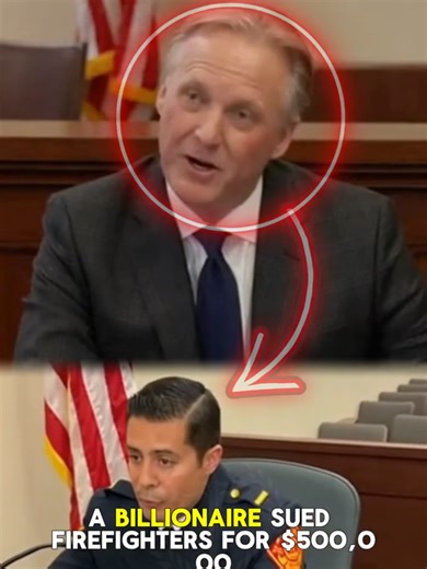 Billionaire Sued Firefighters for $500K #courtroomdrama | Firefighters