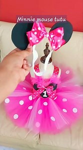 Minnie mouse tutu tutorial link in description box