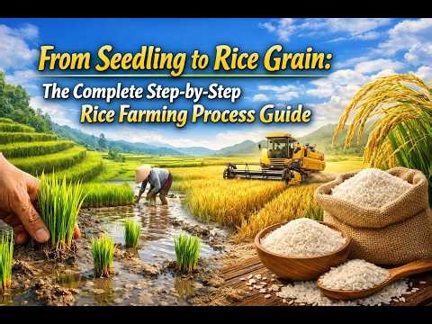 From Seedling to Rice Grain The Complete Step by Step Rice Farming Process Guide