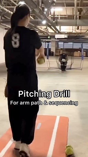 One of my favorite drills for working on healthy arm path, as well as body sequencing, is our end game drill set! This is the third and final stage of our end game drills, these drills allow the pitcher to move backwards through the motion and then forward to feel the correct arm path and sequencing Absolutely loving the smooth loose mechanics from 2027 @jadynshin2027 during our lesson last week! That whip is something else 🔥🔥🔥 For the complete drill set and hundreds more, check out the fastp