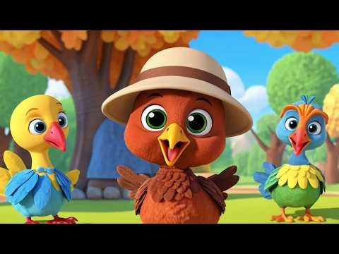 Turkey Goes to the Museum Adventure | Funny and Cute Kids Nursery Rhyme Animation